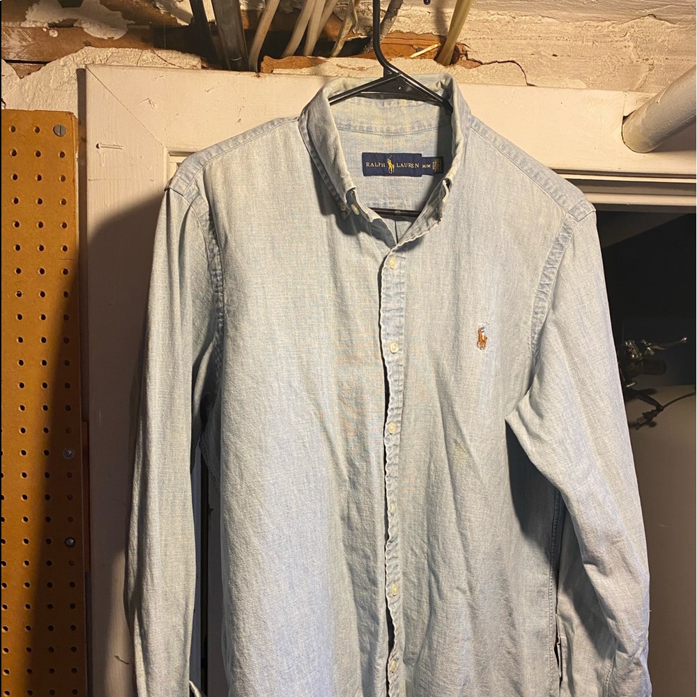 Casual polo dress shirt
